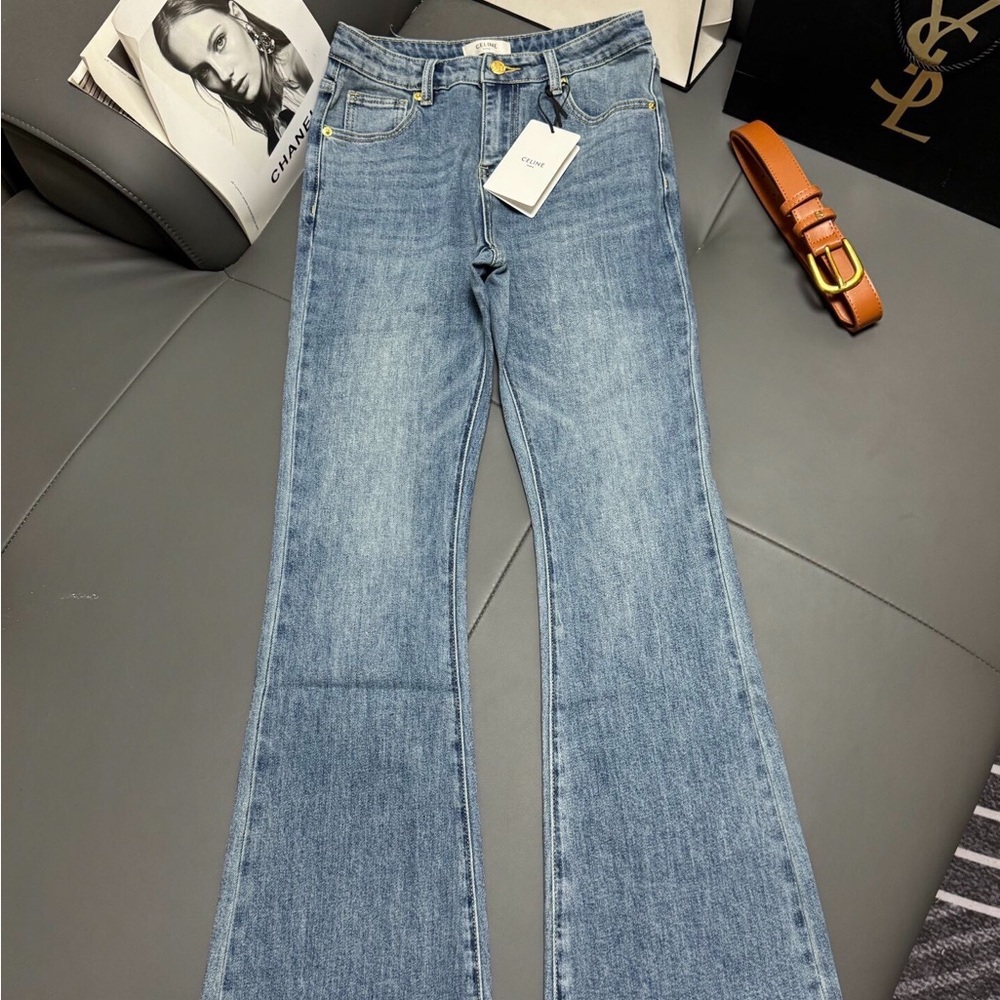 👖Celine Denim Flare Jeans